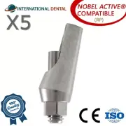 5x Angular Adapter Head 15° (RP) For N0bel Bi0care Active Hex Dental Fixture