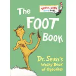 THE FOOT BOOK ─ DR. SEUSS'S WACKY BOOK OF OPPOSITES (硬頁書) 廖彩杏老師推薦有聲書第22週/DR. SEUSS BRIGHT AND EARLY BOARD BOOKS 【禮筑外文書店】