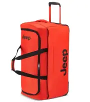 Jeep 73 cm 2-Wheel Rolling Duffle Bag - Orange (JS009D)