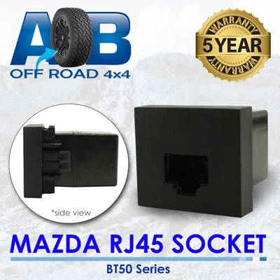 RJ45 Microphone Socket UHF Radio oricom cb uniden for MAZDA BT50 UP UR 2012 - ON