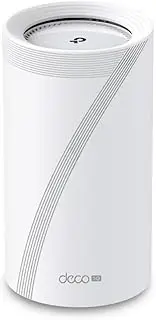 [TP-Link] Deco BE9300 5G Whole Home Mesh Wi-Fi 7 System, Tri-Band, Wired/Wireless, Seamless AI Roaming, 320MHz, HomeShield Security, Starlink, Gaming & Streaming, Smart Home (Deco BE65-5G(1-Pack))