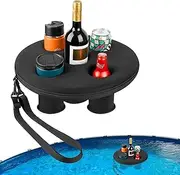 JIEBWCHA Floating Tray for Whirl Pool 39 x 39 x 13.5 cm Whirl Pool Drink Tray with 5 Holes Made of Lightweight Foam Will Not Easily Scratched and Leaks Not for Pools, Beaches, Lakes, Rivers