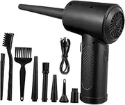 HOMSFOU Compressed Air Dust Blower Cordless Air Duster for Electronics Keyboard and Car Cleaner