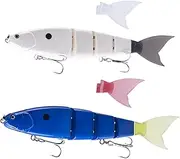Multi Jointed Fishing Lure Freshwater Fish Kits Bait Realistic Crayfish Bait with 3D Bionic Eyeslifelike Sinking Fishing lurefor bass and Predatory Fishs Lures