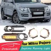 LED Daytime Running Light DRL & Fog Lamp for Mitsubishi Pajero Montero 2015-2020