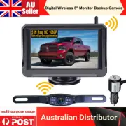 Digital Wireless Rear View Reverse Kit 5" Monitor + Camera For Truck VAN Caravan
