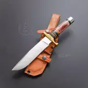 Rare!! Handmade Full Tang D2 Doc Holiday Western Modern Bone Bowie Knife Knife