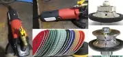 Granite Marble Wet Polisher 3/8" Demi Full Bullnose 25 Polish Pad stone buffer