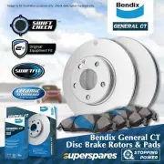 Front Bendix GCT Brake Rotors + Pads for Toyota Avalon MCX10 Camry MCV36 3.0L (for: Toyota)