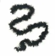 New Marabou Feather Boa - Black - Wholesale Feathers & Craft Supplies