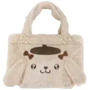 Yasuda Trading Sanrio Soft Fur Bag Fur Tote Bag Pompompurin H200 x W300 PN04