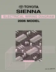 2006 Toyota Sienna Wiring Diagrams Schematics Layout Factory OEM