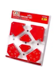 6" Welding Magnet Welder Holder Strong Positioner Mixed Shape Versatile Set