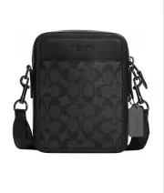 COACH CW388 Sullivan Crossbody Bag In Signature Canvas & Leather Black
