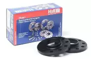 H&R 15mm DR Wheel Spacers 5x112 14x1.5 CB:57.1mm for Audi/Volkswagen Black (for: Volkswagen)