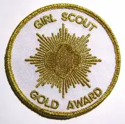 HTF Girl Scout 2011-2023 Senior Ambassador GOLD AWARD PATCH Highest Earned NEW!
