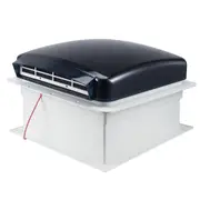 Reversible RV Roof Vent Fan with Rain Sensor and Remote Control, 10 Speeds