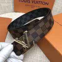 在飛比找蝦皮購物優惠-二手 全新LV皮帶男 Louis Vuitton LV路易威