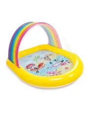 [Intex] 147cm Rainbow Arch Spray Kids Pool