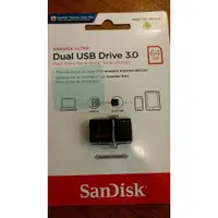 在飛比找蝦皮購物優惠-SanDisk l64GB USB 3.0 OTG 雙用隨身