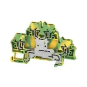 1690000000,WEIDMULLER, Double-tier terminal,PE terminal,Tension-clamp connection