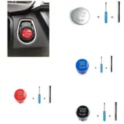 BLK G/F Start Stop Engine Button Switch Cap Trim For BMW F22 2-Series Coupe 1PCS (for: BMW)