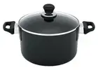 Scanpan Classic Tall Casserole Sauce Pot With Lid - 4L 24cm/4.8L Black