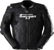 Furygan Raptor Evo 3, leather jacket , color: Black/White , size: M