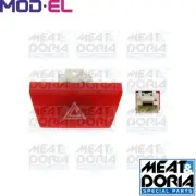HAZARD LIGHT SWITCH 23674 FOR PEUGEOT 107 CITROËN C1 TOYOTA AYGO 8HT 1.4L 4cyl