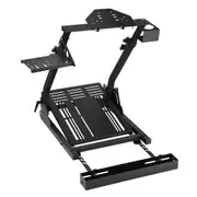 Racing Simulator Wheel Stand Upgraded Flight Sim Cockpit Foldable Gaming Steering Accessories Logitech Thrustmaster