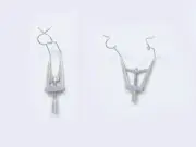 LIEBERMAN Eye Speculum Round Blades Wire Adjustable Flat Body 14mm & 15 mm Blade