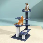 GGP Cat Tree 100Cm Scratching Post Scratcher Tower Wood Condo House Trees Bed