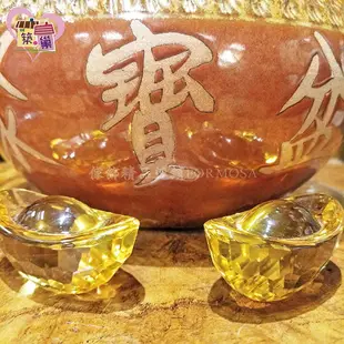 吉祥立體刻A2聚寶盆字滾珠流水盆(紅金黃) 居家風水招財轉運擺設 鶯歌手工拉胚陶瓷收藏品辦公室庭園陽台造景【築巢傢飾】