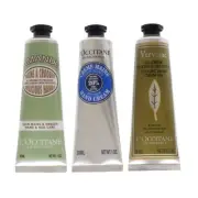 L'Occitane Hand Cream Set Soft Hands Trio 3 x 30ml Shea Butter Verveine Amande