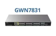 Grandstream GWN7831 Enterprise Layer 3 Managed Aggregation Switch, 20 x SFP, 4 x