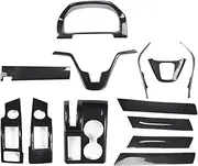 Compatible for CRV -CR-V 2007 2008 2009 2010 2011 ABS Carbon Fiber Style Decoration Accessories Car Interior Mouldings Trims Stickers(at Center Console)