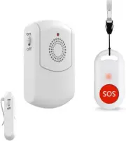 Caregiver Pager Wireless Call Button System Personal Alert Panic Button for Home