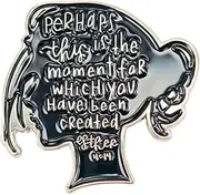 [Leraverppy] Enamel Pin,Feminist Lapel Pin,Inspirational Quote Badge,Gift For Woman Teens Girls Adults Friends Family DIY Decor Canvas Bags Denim Jacket Shirt Collar Backpack Lanyards Accessory, Medium