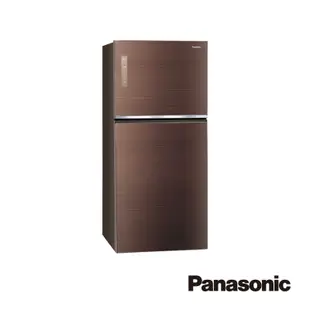 Panasonic 650L雙門變頻玻璃冰箱 NR-B651TG-T 【全國電子】