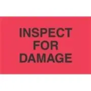 1000 - #DL3461 3x5" Inspect For Damage Label
