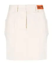Heron Preston Logo Patch Skirt XXXS,L,M White