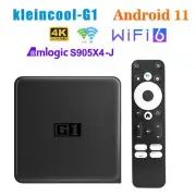KLEINCOOL G1 S905X4-J Android 11 TV Box 4K Ultra HD 4GB 32GB WiFi6 Media Player