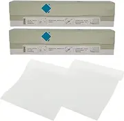 2 Pcs Cutting Board Mats POE Cutting Board Sheets Nonslip Cutting Board Roll Flexible Chopping Board Mat for Cooking Prep Barbecue Outdoor Camping Traveling US(2 Pieces-Transparent (Box))