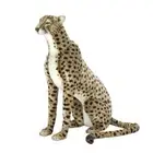 HANSA SITTING JACQUARD CHEETAH REALISTIC CUTE SOFT ANIMAL PLUSH TOY H 110cm *NEW