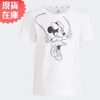 在飛比找蝦皮商城優惠-Adidas Disney 童裝 中童 短袖上衣 米妮 迪士