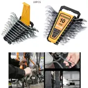 10Pcs Combination Spanners Set Combi Wrench 3mm Thin Double Open End Spanner AU