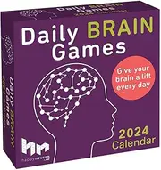 Daily Brain Games 2024 Day-To-Day Calendar: Give Your Brain a Lift Every Day