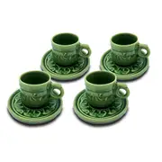 Elephant Coffee Cup with Saucer x 4