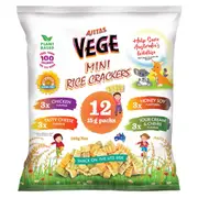 Vege Chips Mini Rice Crckers Multipack 12 pack
