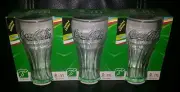 3 RARE COLLECTABLE COKE COCA COLA BEIJING 2008 OLYMPICS GAMES GLASS ATHLETICS